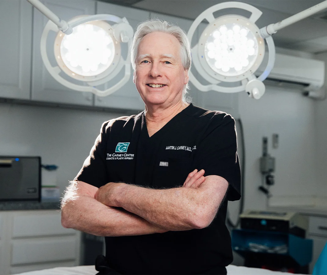 Dr. Carney inside his surgical room
